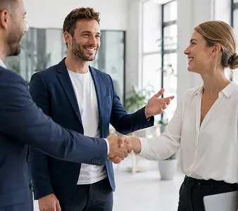 The partner network model two men and woman